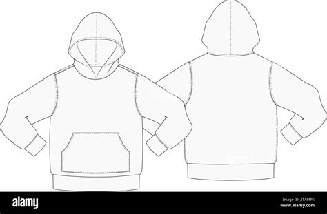 Hoodie Outline Template