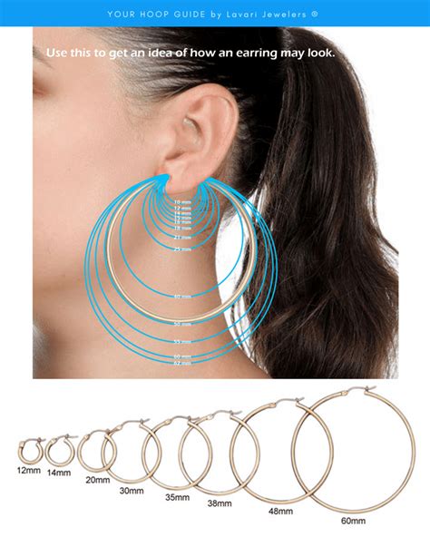 Hoop Earring Size Chart Inches