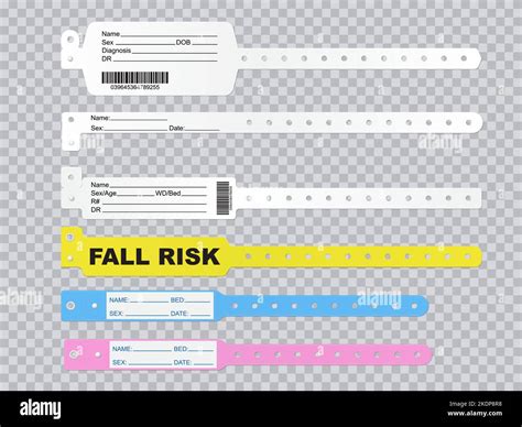 Hospital Bracelet Printable