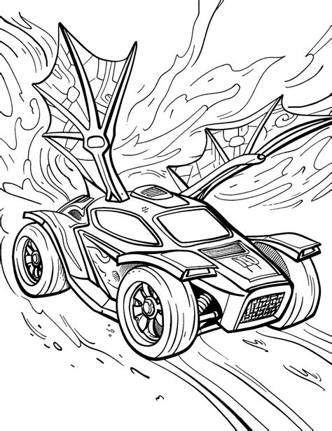 Hot Wheels Printable Coloring Pages