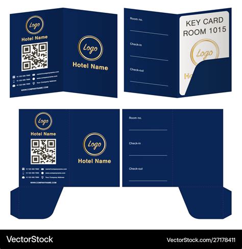 Hotel Key Card Holder Template Free
