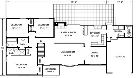 House Blueprints Free Printable