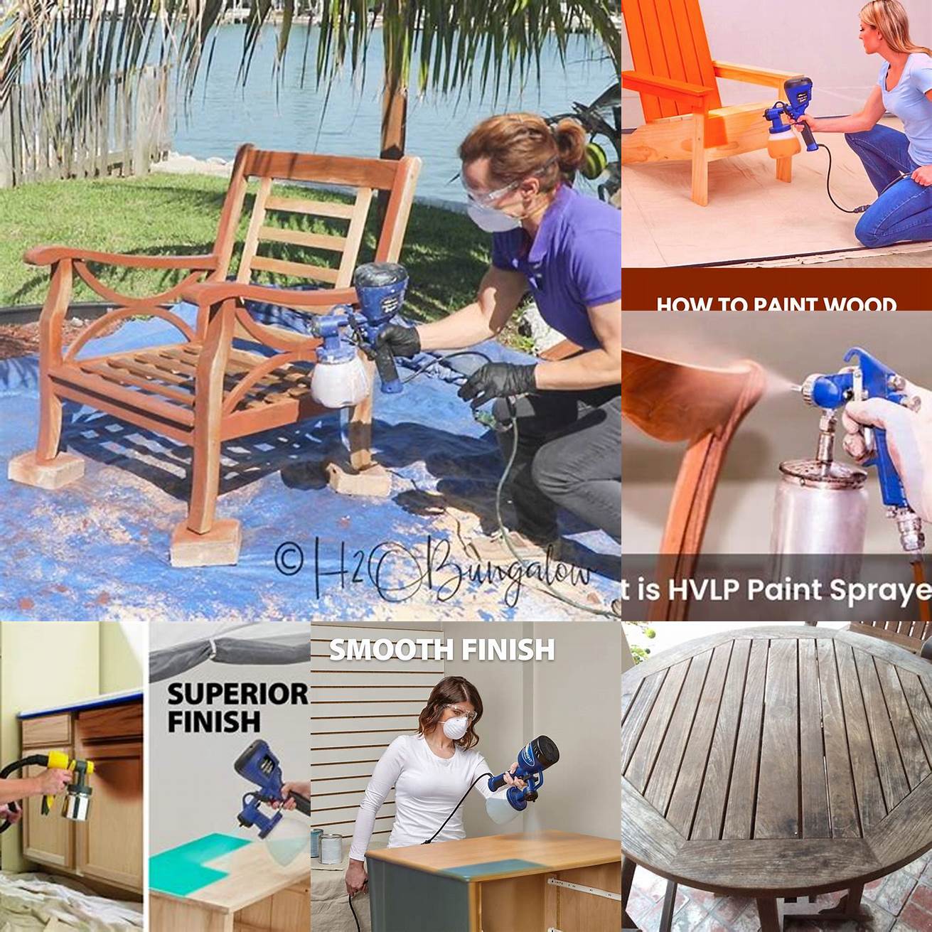 How to Paint Teak Furniture with a HVLP Sprayer