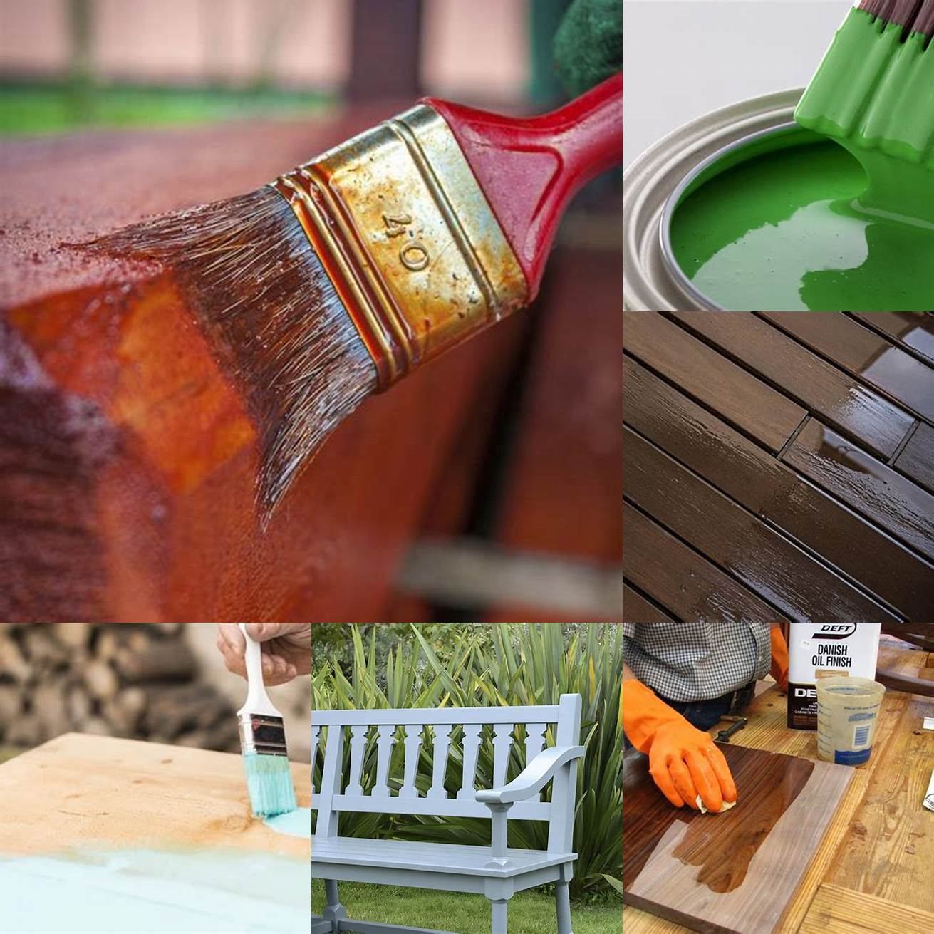 How to Paint Teak Furniture with a Paintbrush