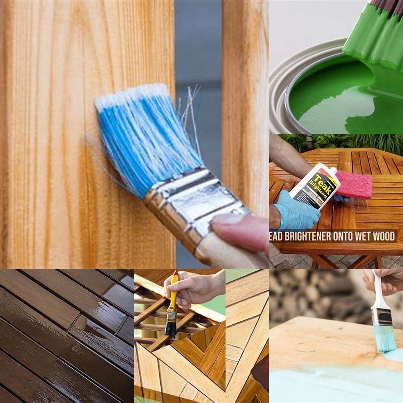 How to Paint Teak Furniture with a Sponge Brush