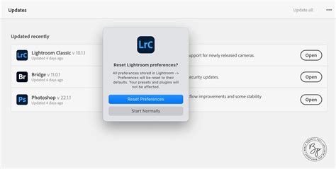 How Do I Reset My Lightroom Catalog