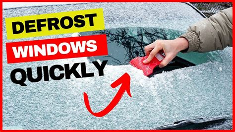 How Do You Defrost Car Windows