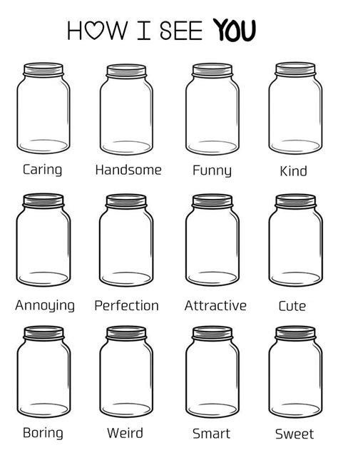 How I See Jars Template