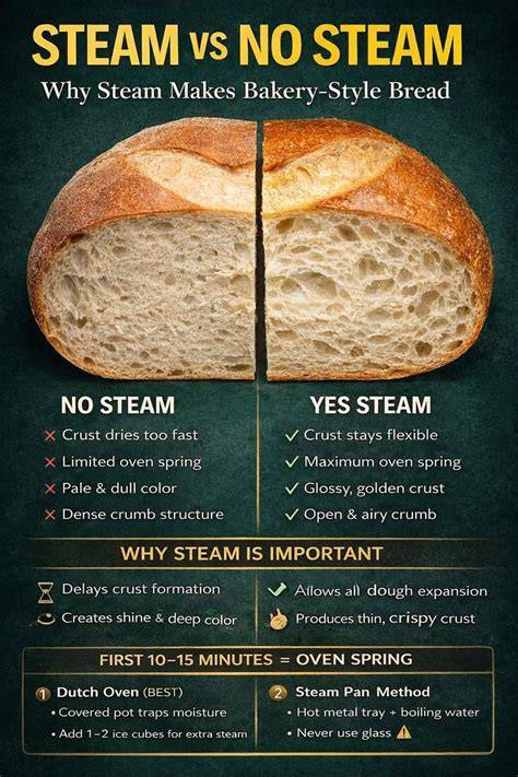 How Steam Ovens Affect Bread Crust Formation Step by Step Guide to Steaming Your Bread