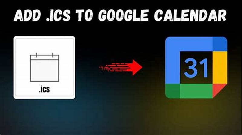 How To Add  Ics To Google Calendar