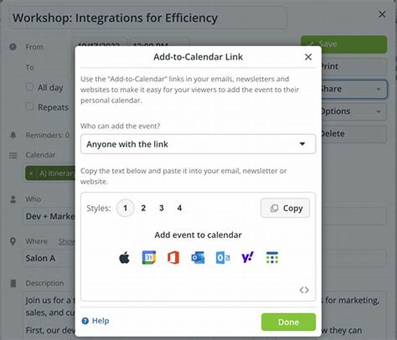 How To Add Calendar In Email