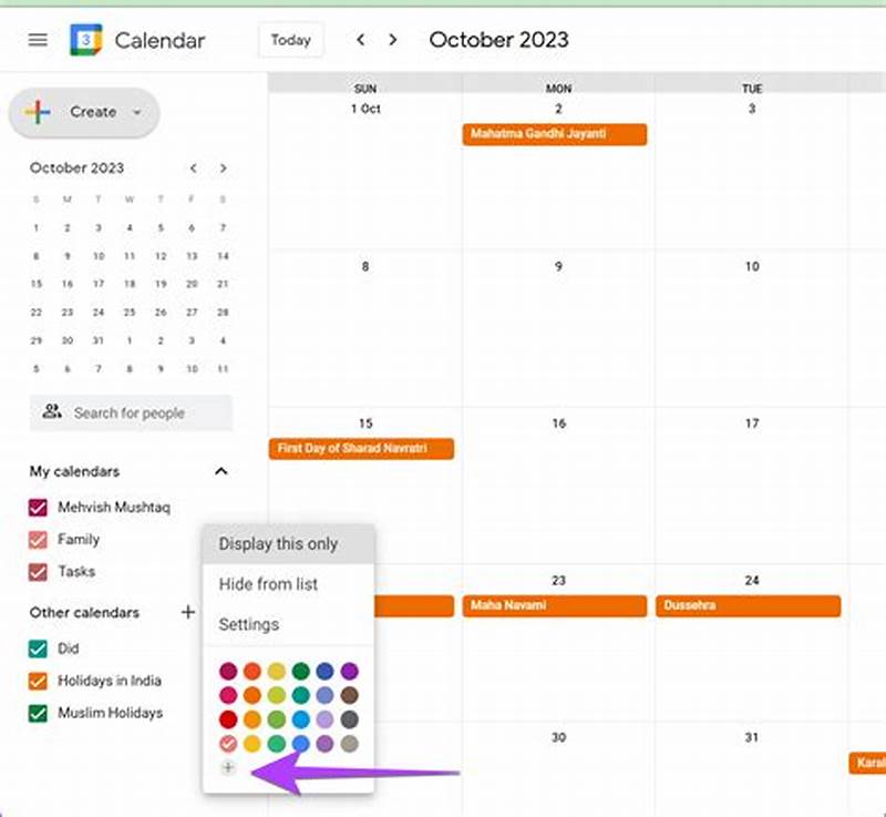 How To Add Color On Google Calendar