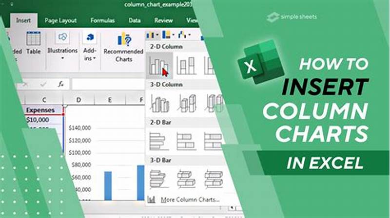 How To Add Column Chart In Excel