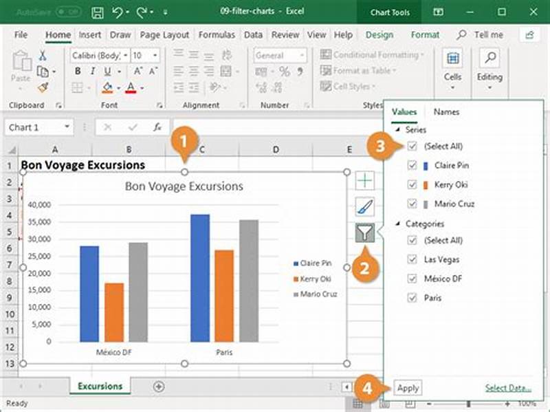 How To Add Filter In Chart Excel