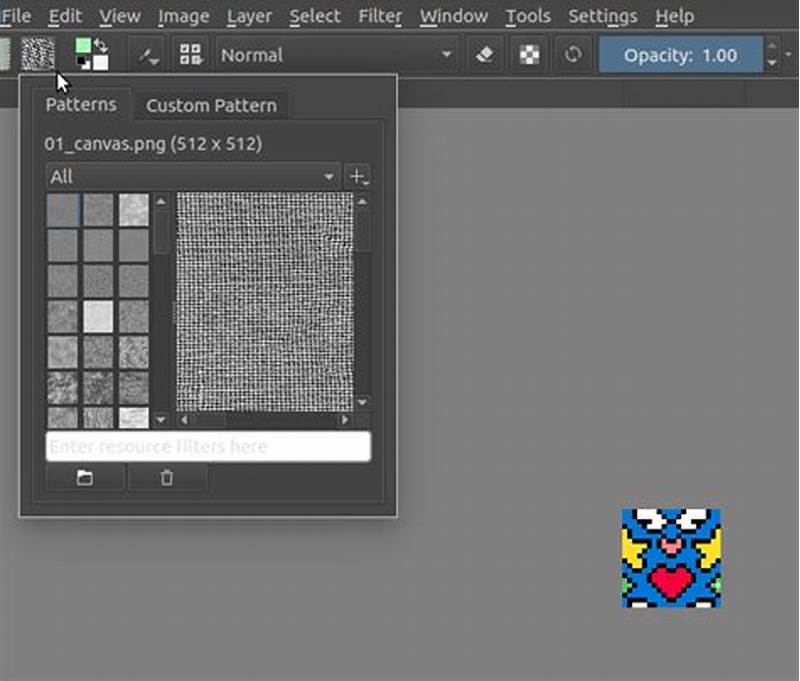 How To Add Pattern In Krita