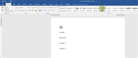 How To Add Remove Webpage Before Styles Template Word 2010