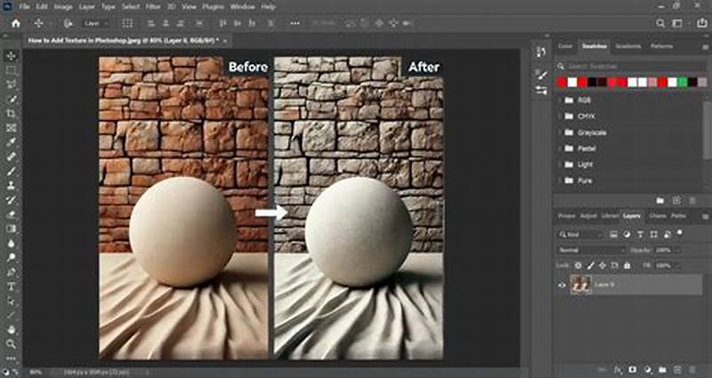 How To Add Texture Pattern In Photoshop