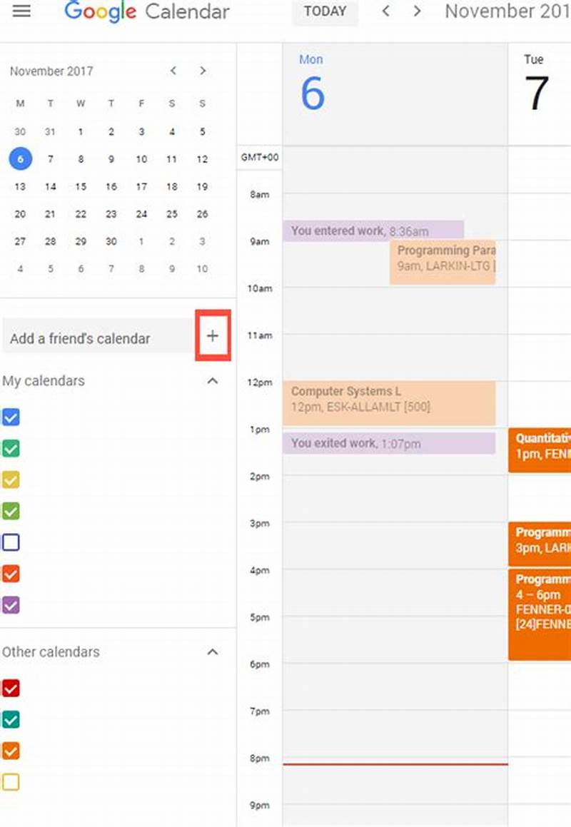 How To Add Timetable To Google Calendar