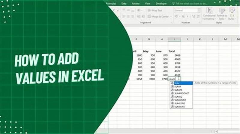 How To Add Values In Excel Chart
