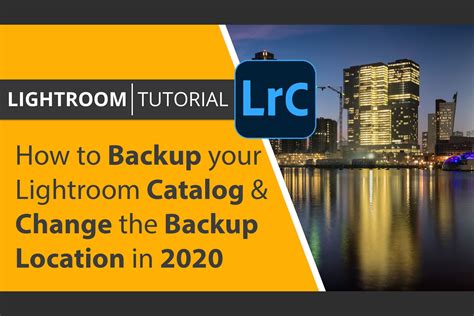 How To Backup Lightroom Classic Catalog
