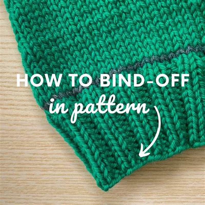 How To Bind Off In Pattern