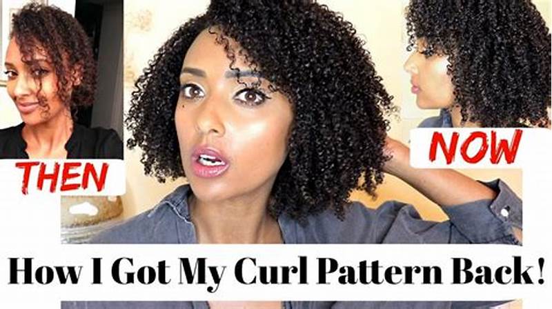 How To Bring Back Your Curl Pattern