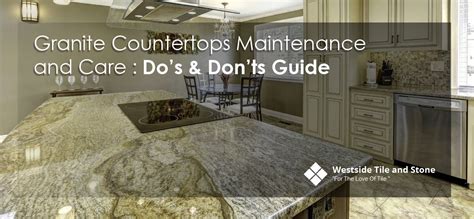 How To Care For Granite Countertops