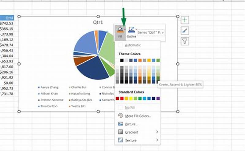 How To Change Colours In Excel Chart