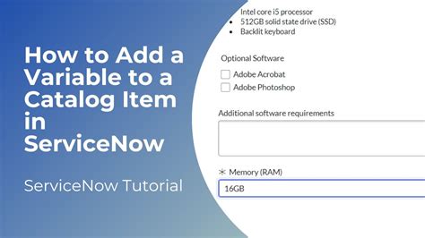 How To Change Label Of Catalog Variable Servicenow