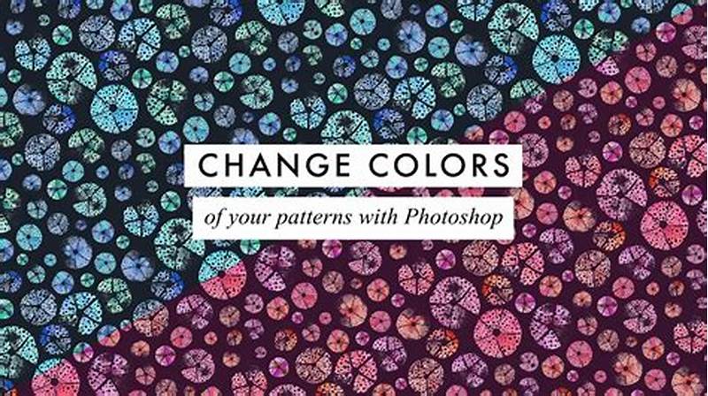 How To Change Pattern Color Photoshop