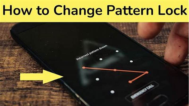 How To Change Pattern On Android