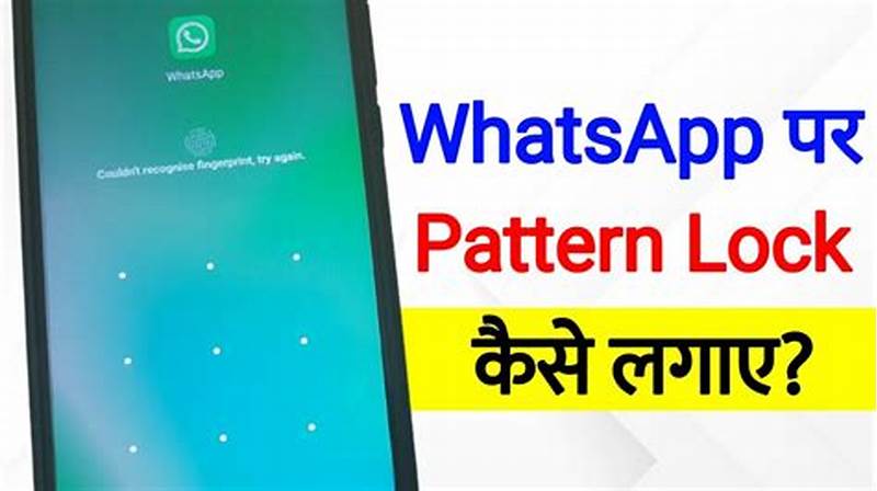 How To Change Whatsapp Pattern Lock