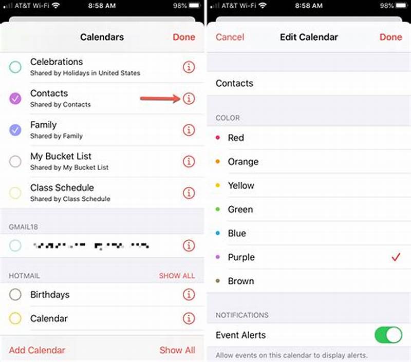 How To Color Code Iphone Calendar