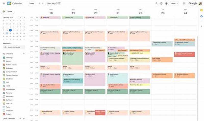How To Color Code On Google Calendar