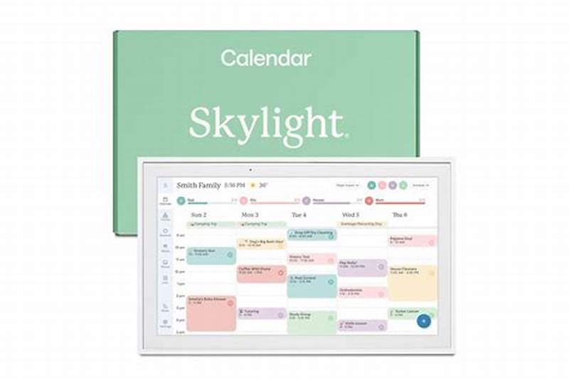 How To Color Code Skylight Calendar