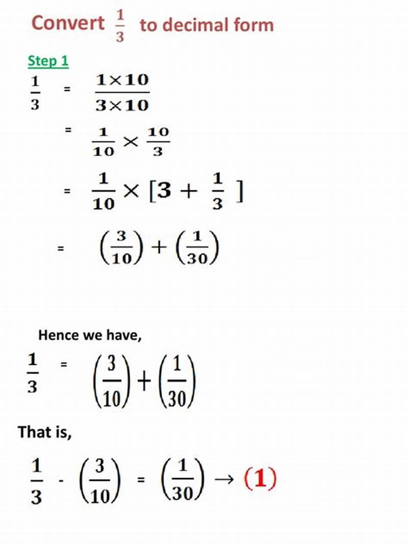 How To Convert Decimal To Exact Form