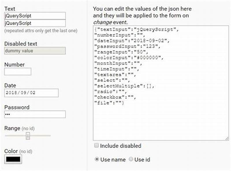How To Convert Form Data To Json