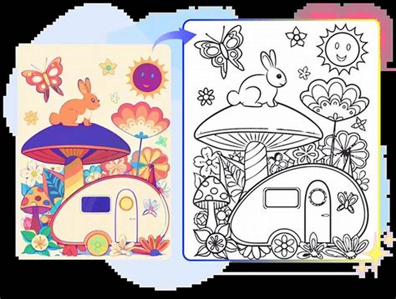 How To Convert Picture To Coloring Page