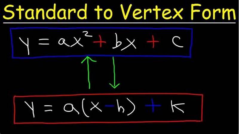 How To Convert Standard Form To Vertex