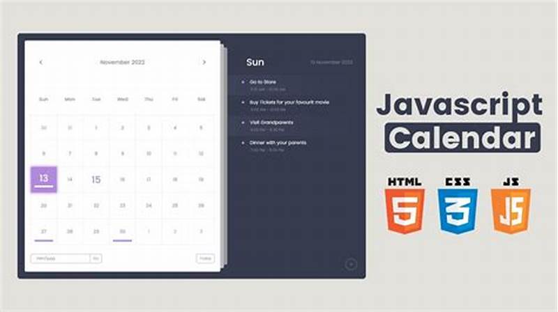 How To Create A Calendar Using Javascript