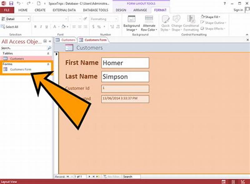 How To Create A Form In Access