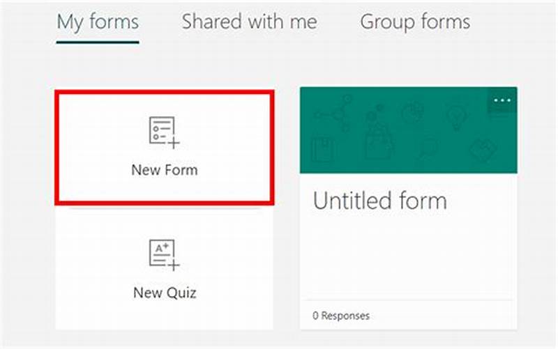 How To Create A Form In Microsoft