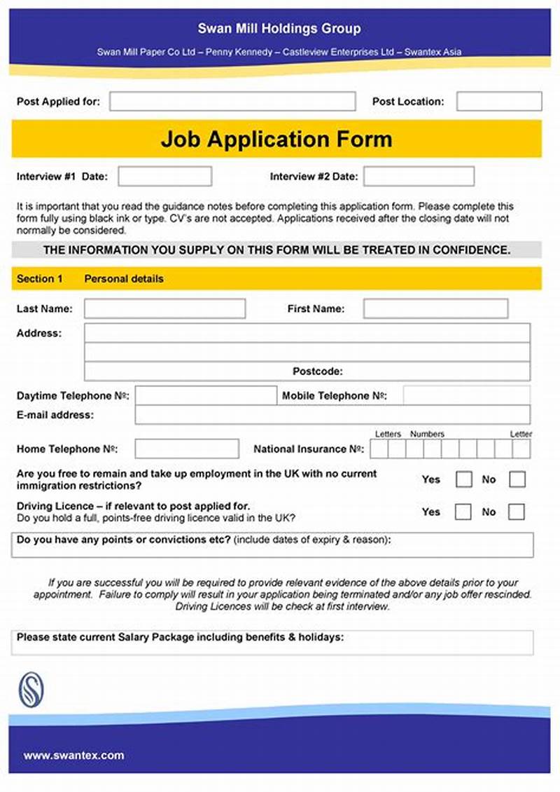 How To Create A Job Application Form