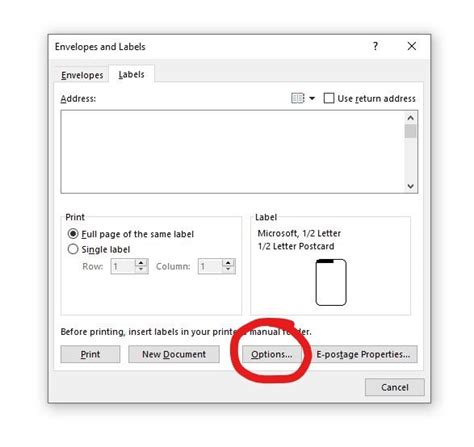 How To Create A Label Template