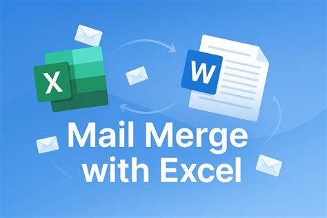 How To Create A Mail Merge Template In Excel