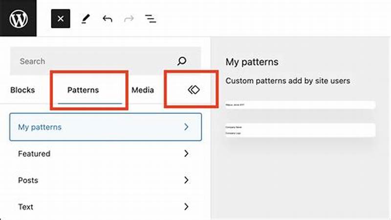 How To Create A Pattern In Wordpress