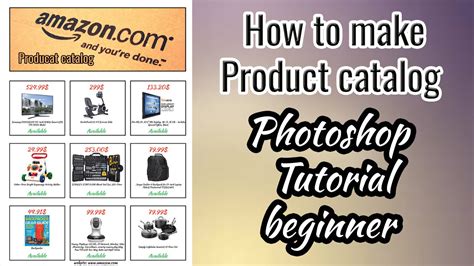 How To Create A Product Catalog In Photoshop