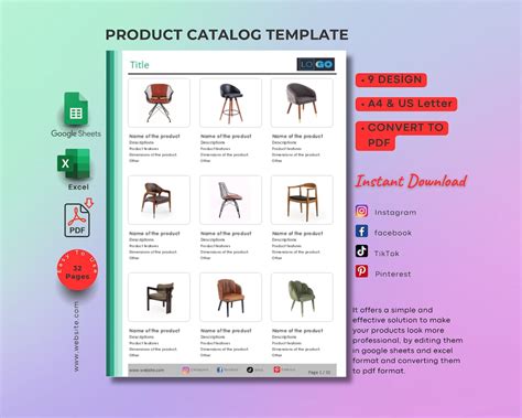How To Create A Product Catalog On Spreedsheet