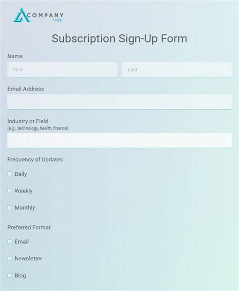 How To Create A Subscription Form