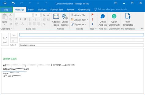 How To Create An Outlook Email Template